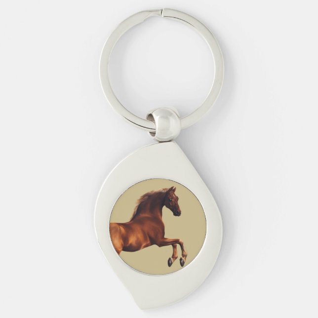 Porte-clés Cheval Whistlejacket par George Stubbs (Devant)
