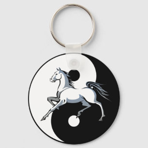 Porte-clés Cheval Yin Yang