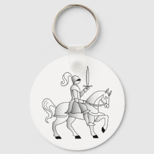 Porte-clés Chevalier à cheval