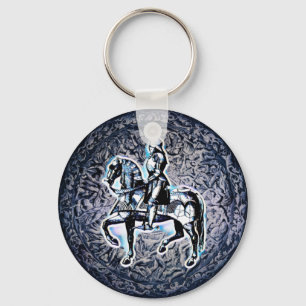 Porte-clés Chevalier du Bouclier Médiéval