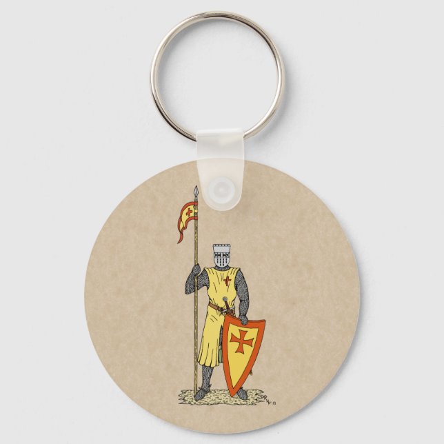 Porte-clés Chevalier médiéval Début du XIIIe siècle (Recto)