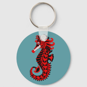 Porte-clés Chevalier rouge et noir