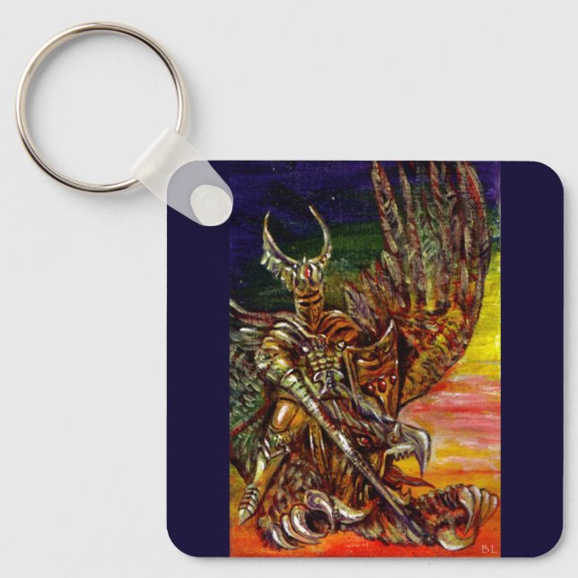 PORTE-CLÉS CHEVALIER SOMBRE (Recto)