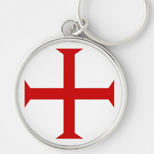 Porte-clés chevaliers templar croix-rouge malta teutonic hôpi