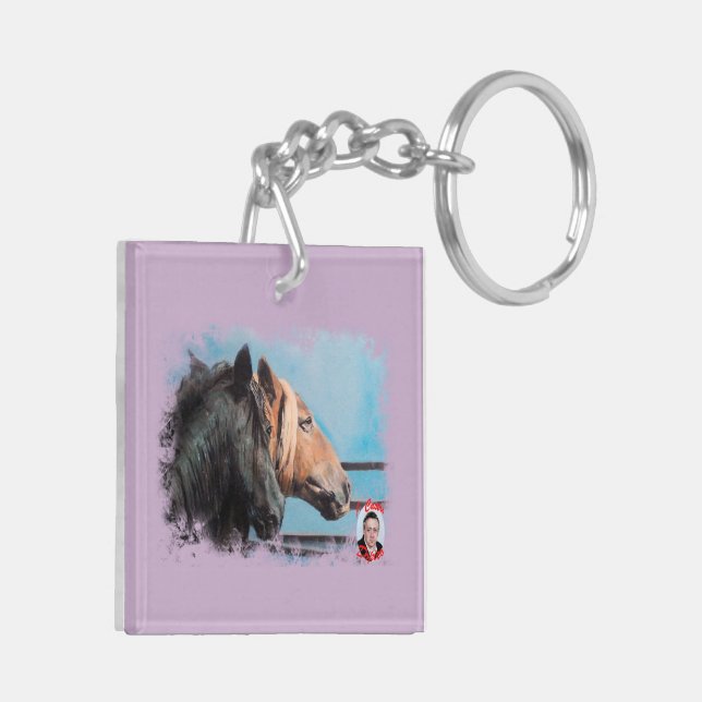 Porte-clés Chevaux/Cabalos/Horses (Dos gauche)