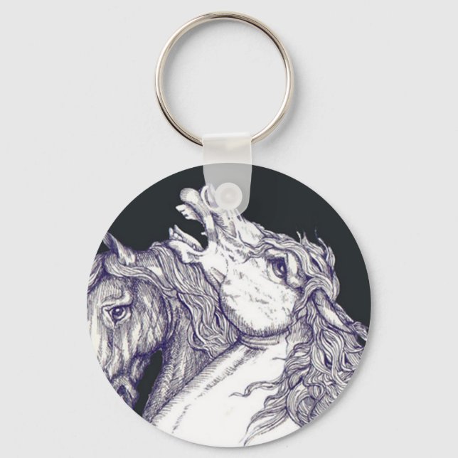 Porte-clés Chevaux classiques (Recto)