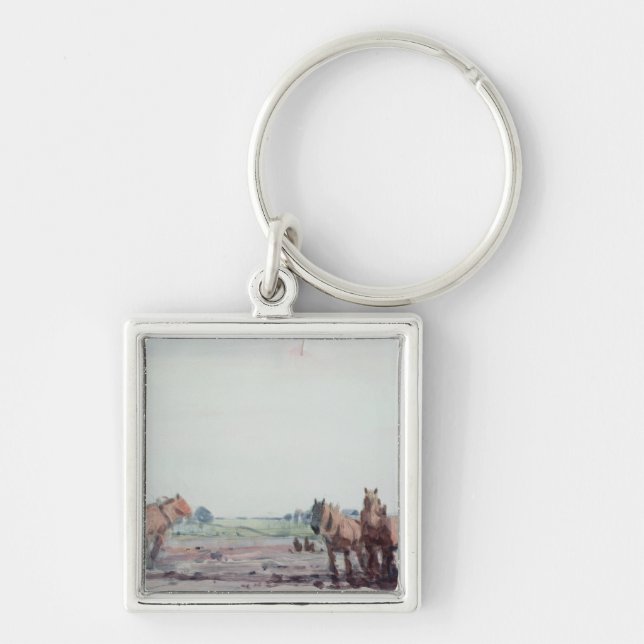 Porte-clés Chevaux de charrue (Devant)