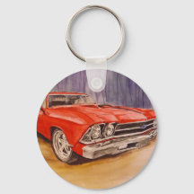 chevelle hotrod keychain