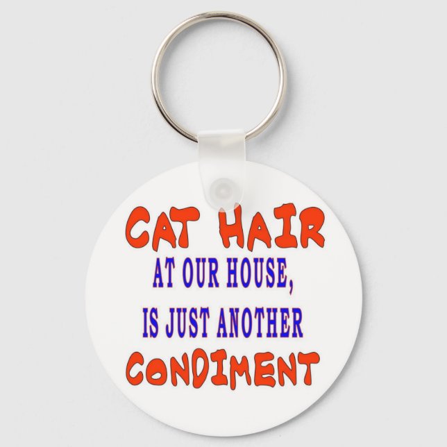 PORTE-CLÉS CHEVEUX CHAUSSÉS À NOTRE MAISON (Recto)