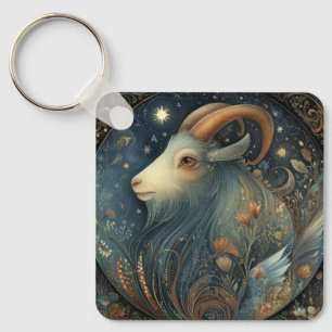 Porte-clés Chèvre Capricorne Zodiaque Astrologie Céleste Anni