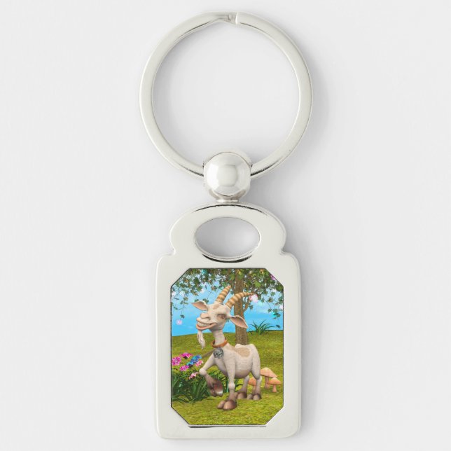 Porte-clés Chèvre Joyeuse (Devant)