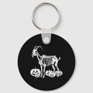 Porte-clés Chèvre Squelette Anniversaire Halloween Hommes Fem