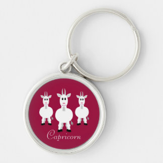 Porte-clés Chèvres mignonnes de zodiaque de Capricorne de
