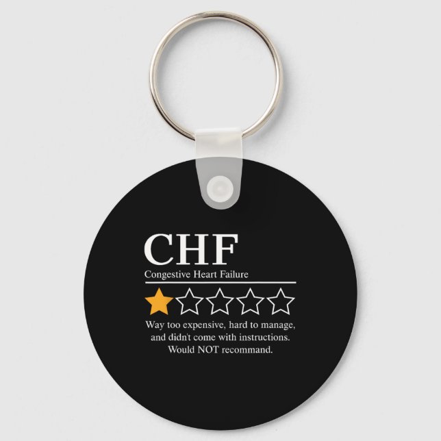 Porte-clés Chf Warrior Nftw Maladie d'insuffisance cardiaque  (Recto)