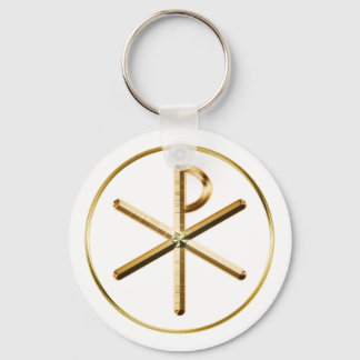 Porte-clés Chi-Rho brillant