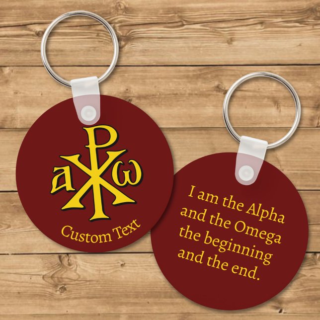 Porte-clés Chi Rho Christogram (Créateur téléchargé)