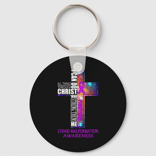 Porte-clés Chiari Malformation Awareness Shirt - Christmas Gi (Recto)