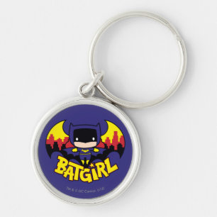 Porte-clés Chibi Batgirl avec Gotham Skyline & Logo
