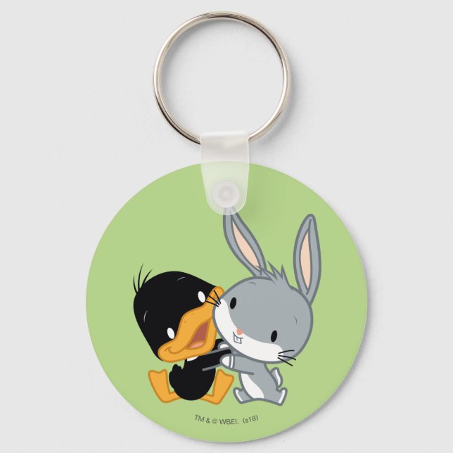 Porte-clés Chibi DAFFY DUCK™ & BUGS BUNNY™ (Recto)