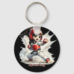 Porte-clés Chibi Dojo Sparring Breaking