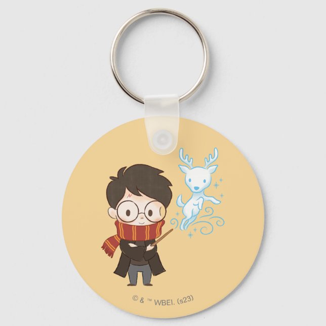 Porte-clés Chibi HARRY POTTER™ Patronus (Recto)