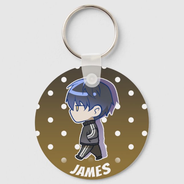Porte-clés Chibi James (Recto)