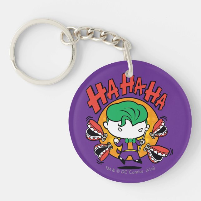 Porte-clés Chibi Joker Avec Dents De Jouet (Devant)