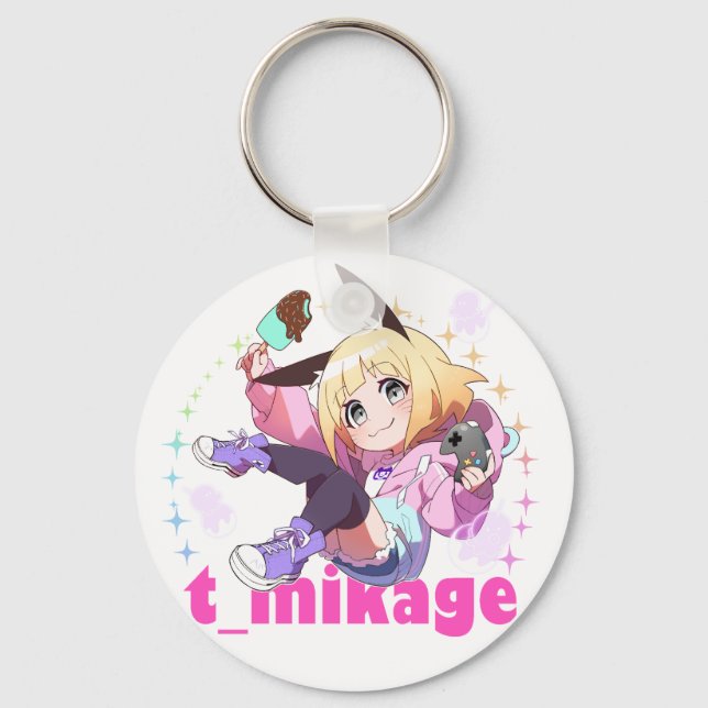 Porte-clés chibikage Keychain ちび影キーホルダー (Recto)