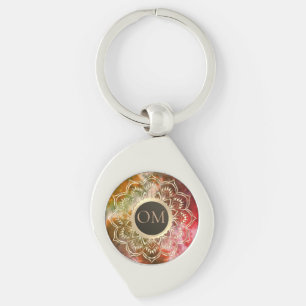 Porte-clés Chic Tie Dye OM Mandala