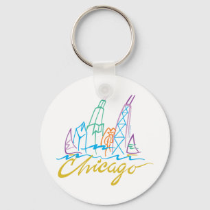 PORTE-CLÉS CHICAGO-EMB