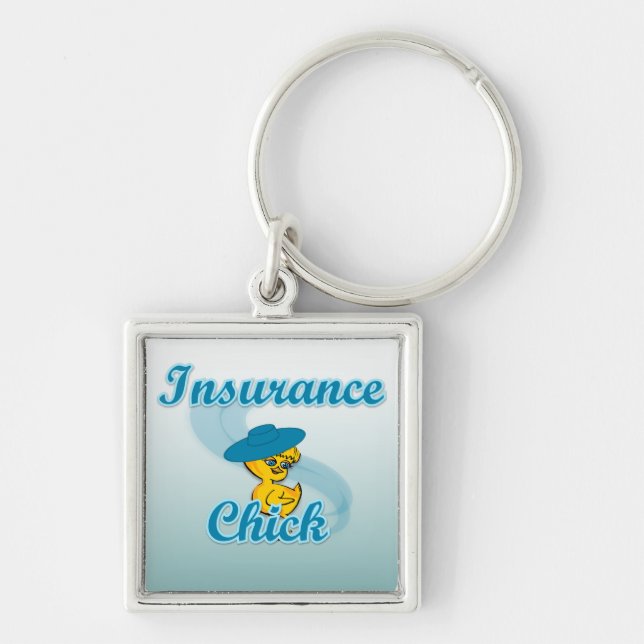 Porte-clés Chick d'assurance #3 (Devant)