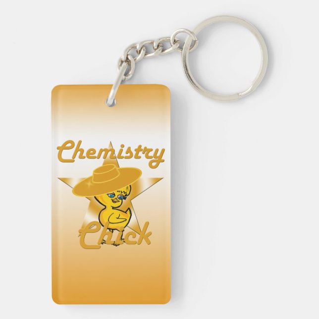 Porte-clés Chick de chimie #10 (Dos)