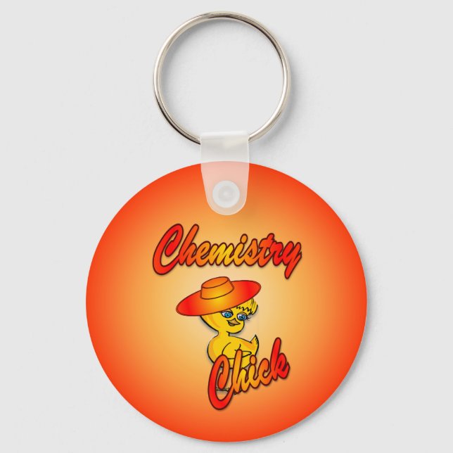 Porte-clés Chick de chimie #5 (Recto)