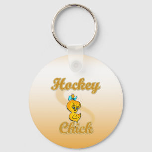 Porte-clés Chick de hockey