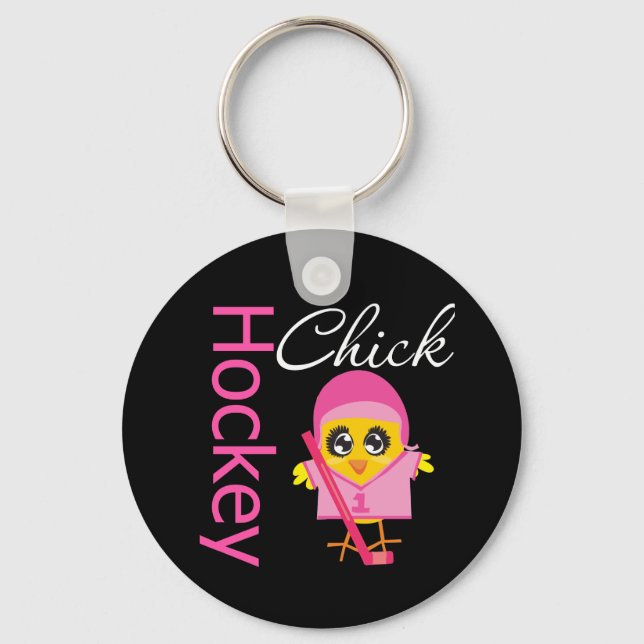 Porte-clés Chick de hockey (Recto)