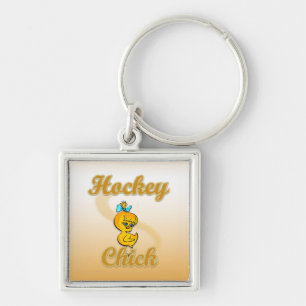 Porte-clés Chick de hockey
