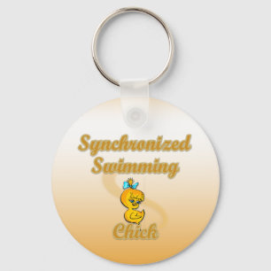 Porte-clés Chick de natation synchronisée
