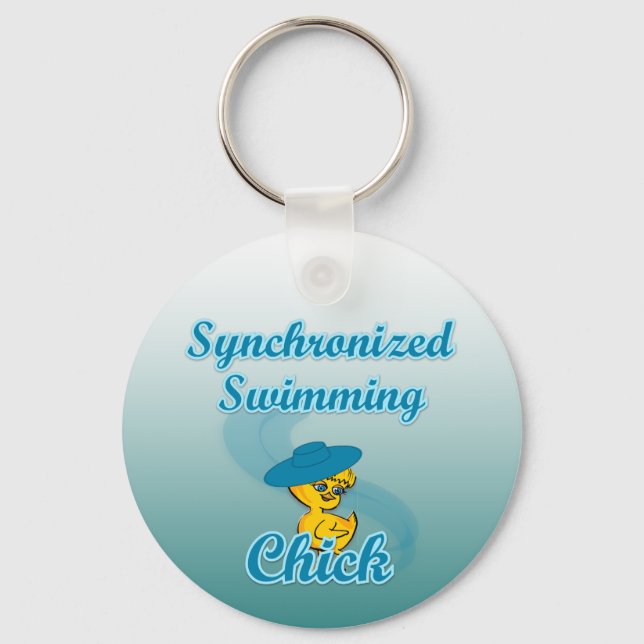 Porte-clés Chick de natation synchronisée #3 (Recto)