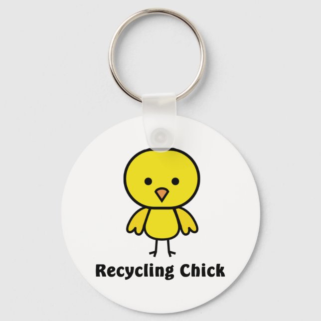 Porte-clés Chick de recyclage (Recto)