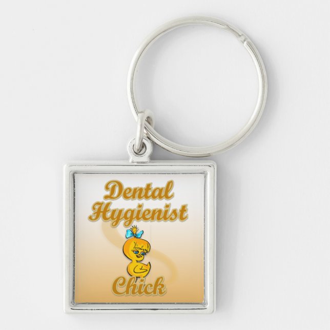 Porte-clés Chick hygiéniste dentaire (Devant)