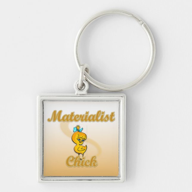 Porte-clés Chick matérialiste (Devant)