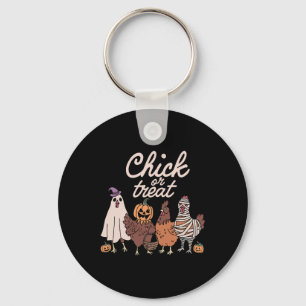 Porte-clés Chick Or Treat Saison Fantôme Halloween Poulets Gh