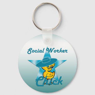 Porte-clés Chick ouvrier social #7