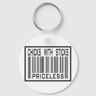 Porte-clés Chicks Sticks Priceless