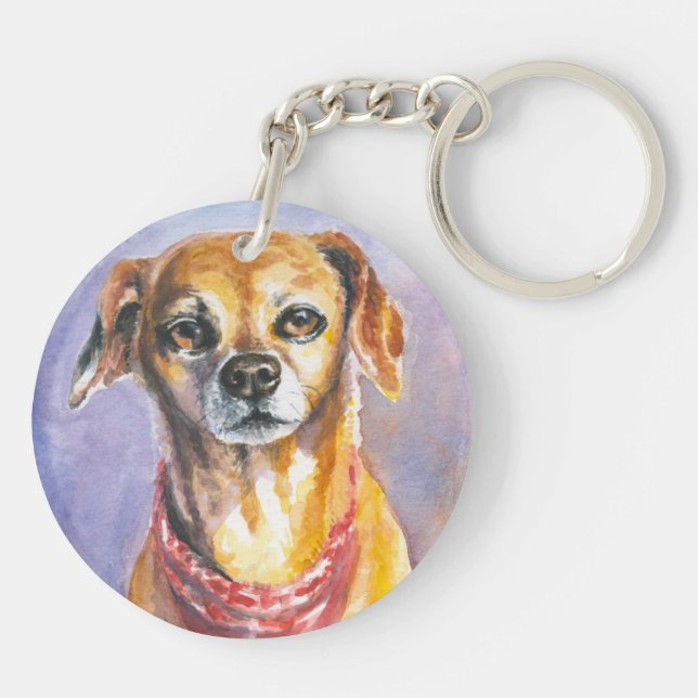 Porte-clés Chien 2 (Dos)