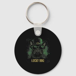 Porte-clés Chien à Chien à Chien - Saint Patrick's Day Saint 