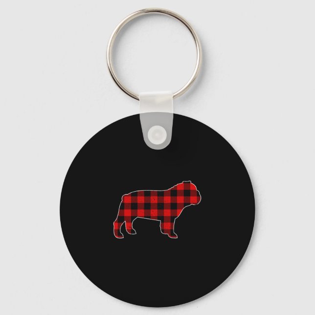 Porte-clés Chien à tête plate de Buffalo (Recto)