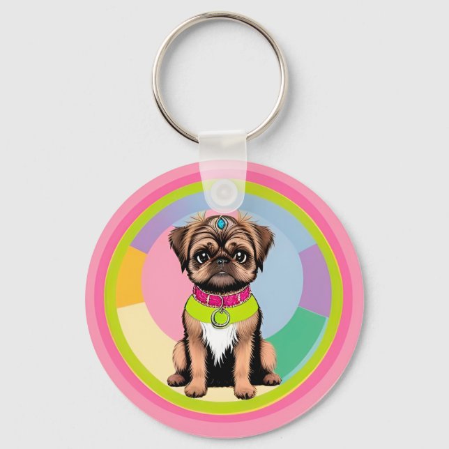 Porte-clés Chien Adorable (Recto)
