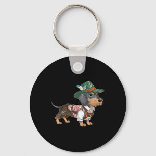 Porte-clés Chien allemand Dachshund Bavarian Weiner Saucisse