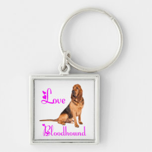 Porte-clés Chien Amour Chiots Bloodhound